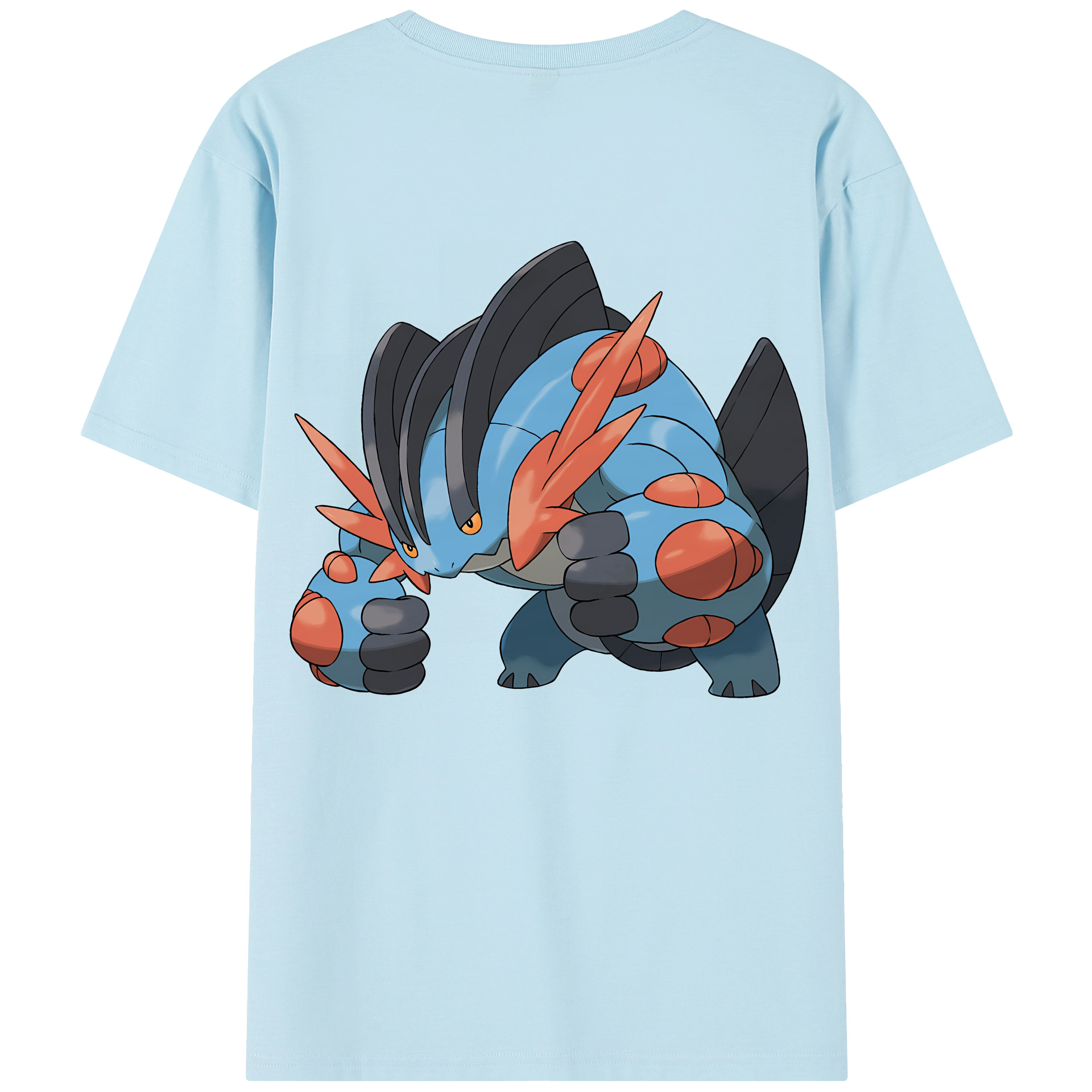 （画像用） ポケットモンスター Pokémon 綿100％半袖Tシャツ（背面プリント）